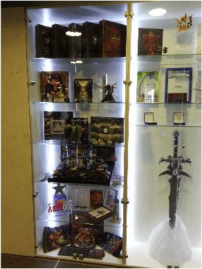 Vetrina gadget e collectors