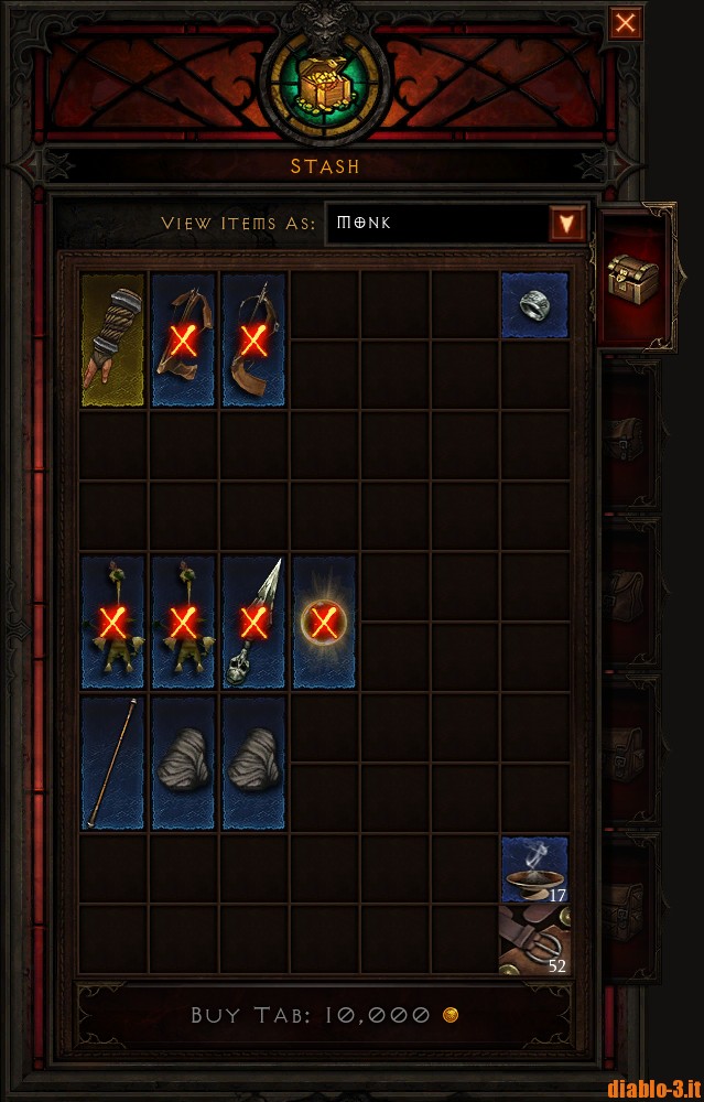 Ingrandimento Baule Condiviso (stash)