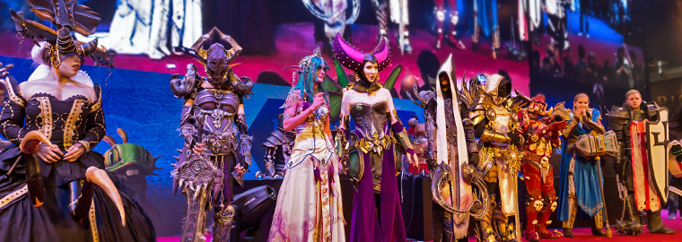 I vincitori del concorso di costumi Blizzard