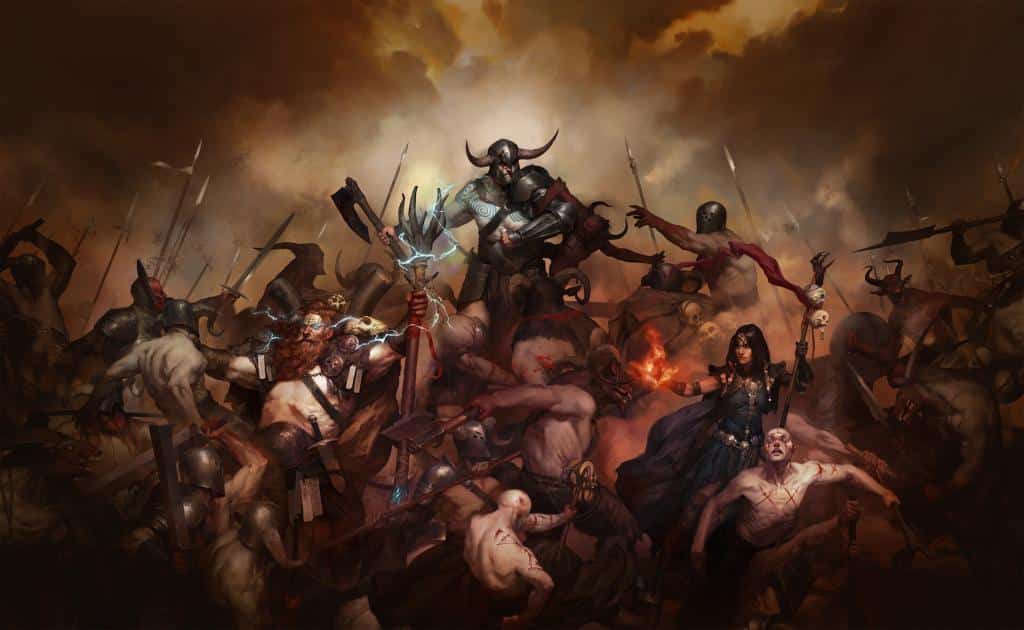 Diablo 4: Artwork degli eroi