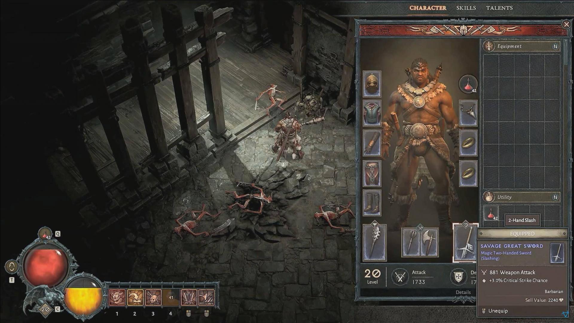 diablo 4 barbarian switch weapons