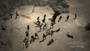 Diablo IV Tagliagole Rogue combattimento spiaggia