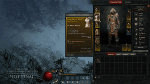 Diablo IV nuova classe Tagliagole, l'inventario