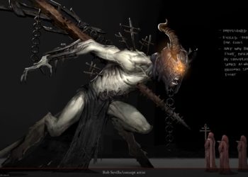 diablo 4 concept art rob sevilla demone imprigionato