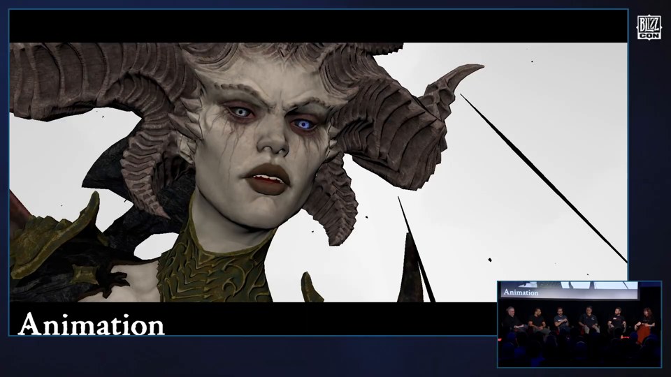 Lilith in fase di animazione